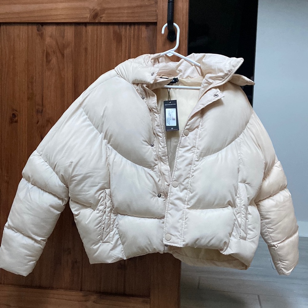 PrettyLittleThing puffer coat.